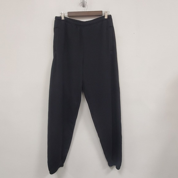 SKIMS Pants - Skims Womens Pull On Fleece Lined Joggers Size M Black Tapered Athleisure Pocket